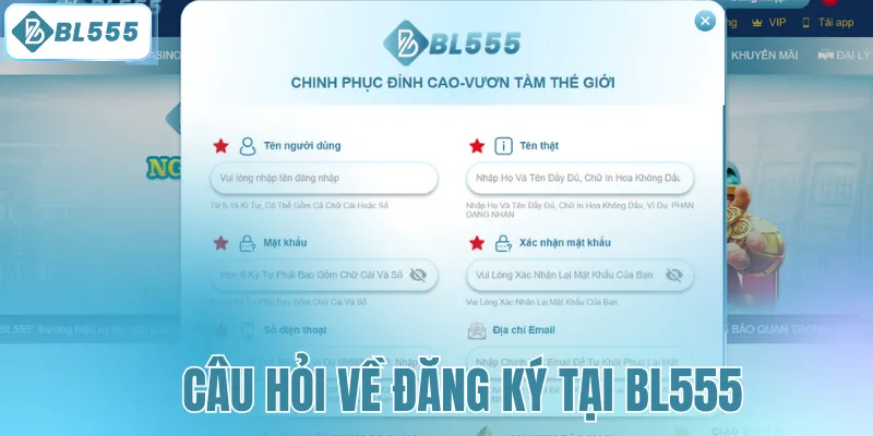 Câu hỏi thường gặp khi đăng ký